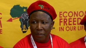 Líder do EFF, Julius Malema.