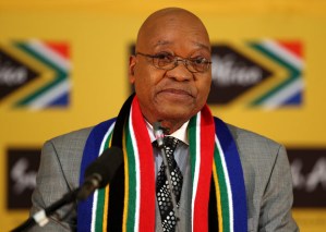 Líder do ANC e atual Presidente Jacob Zuma